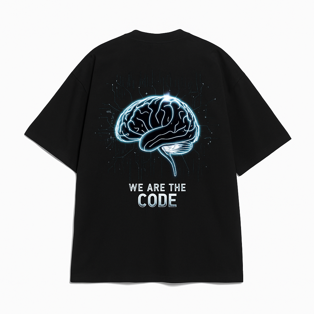 SOLARCORE Oversized Black T-Shirt – Unisex Streetwear Edition