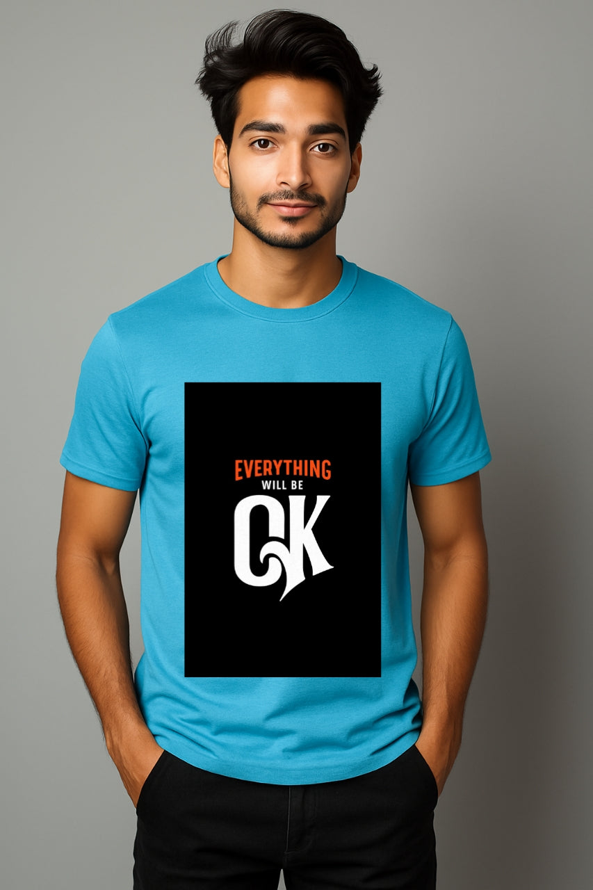 Everything Will Be OK" Motivational Graphic T-Shirt – Urban Streetwear Tee