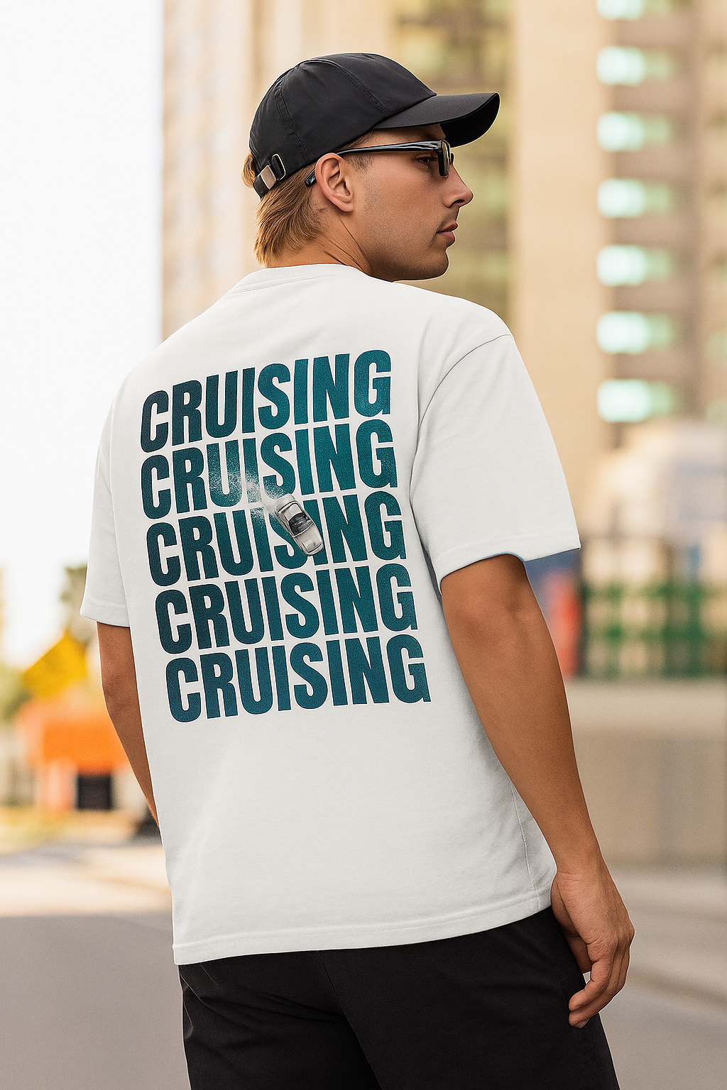 Oversized "Cruising" Graphic T-Shirt – Streetwear Unisex Tee for Casual Style