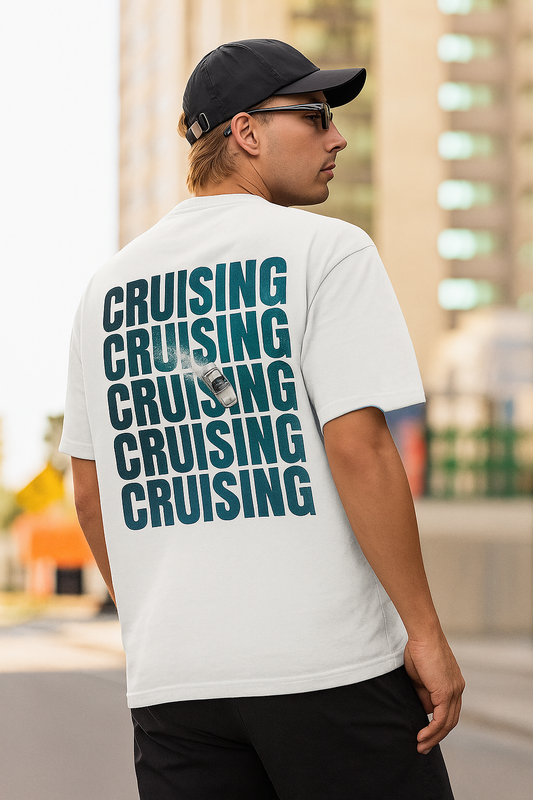 Oversized "Cruising" Graphic T-Shirt – Streetwear Unisex Tee for Casual Style