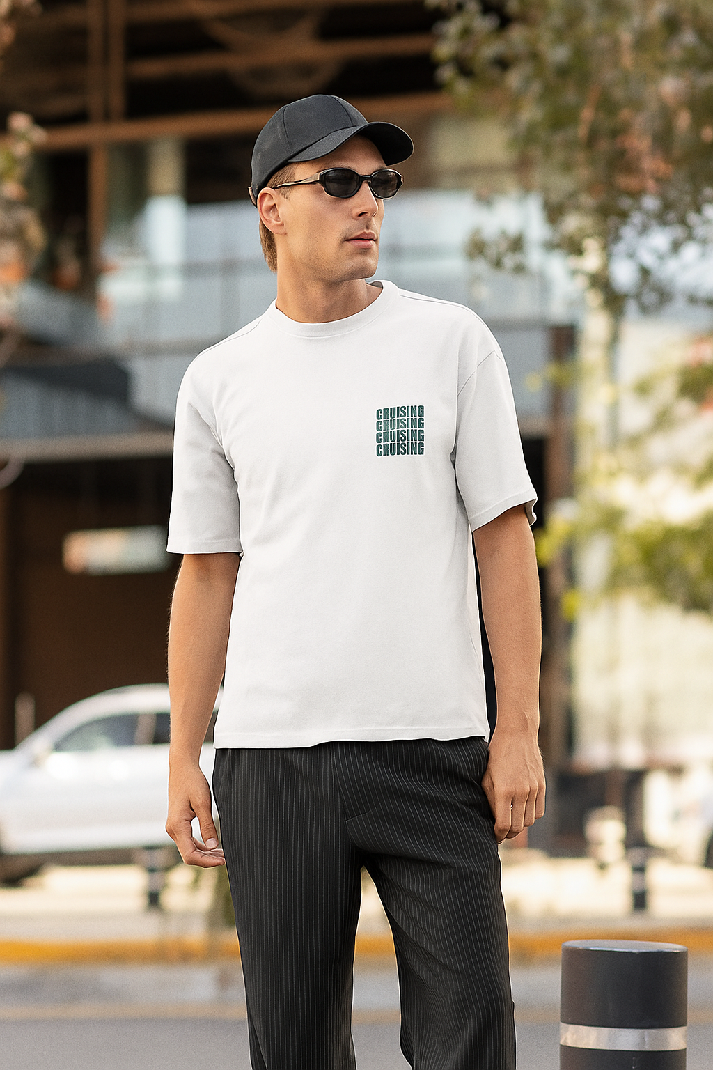 Oversized "Cruising" Graphic T-Shirt – Streetwear Unisex Tee for Casual Style