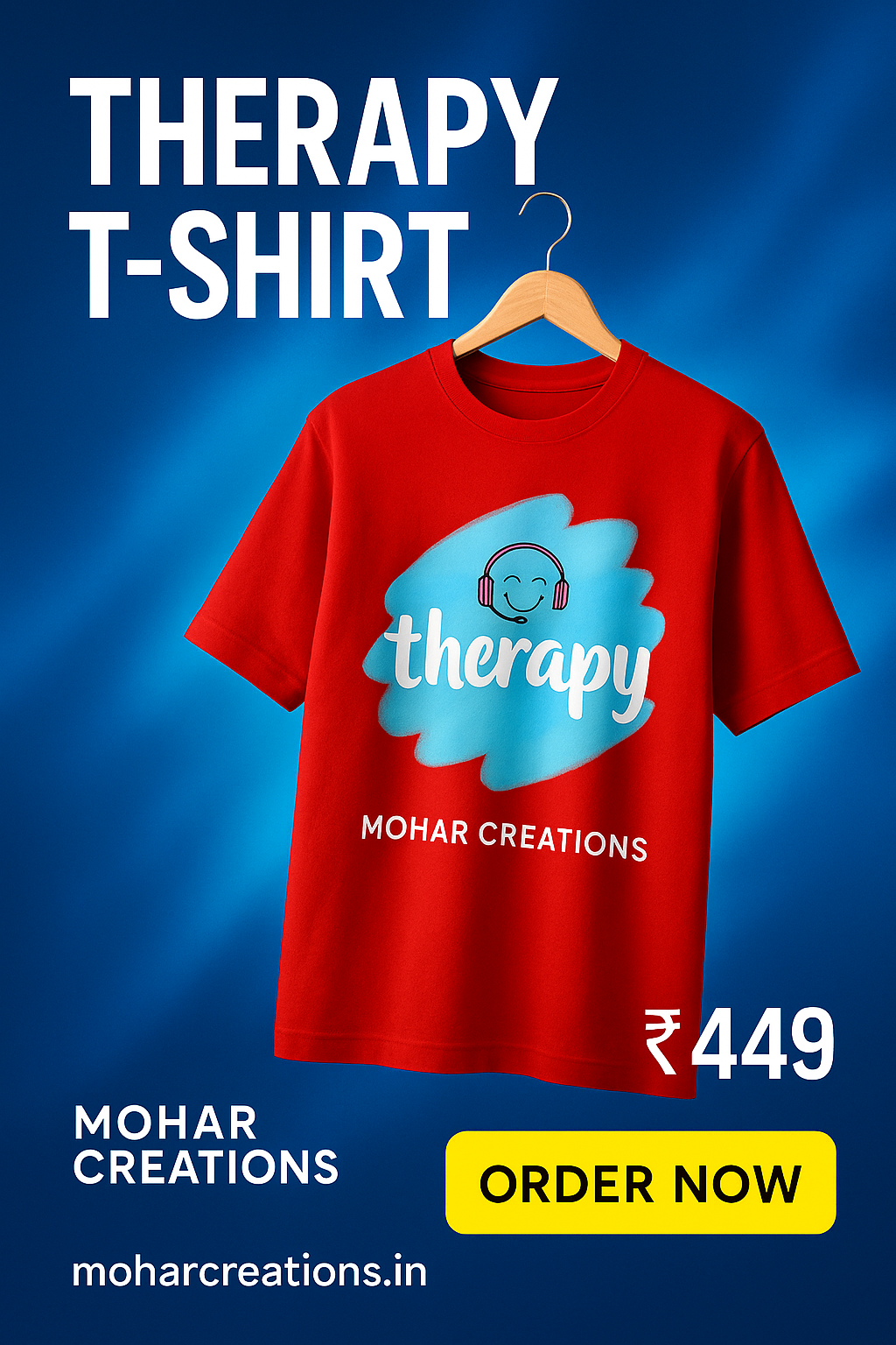 Therapy T-Shirt – Mental Health Matters Tee for Calm & Connection