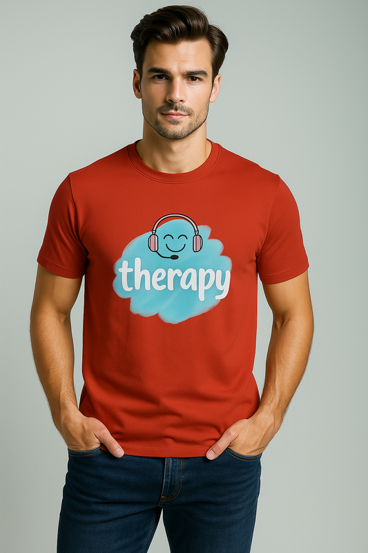 Therapy T-Shirt – Mental Health Matters Tee for Calm & Connection