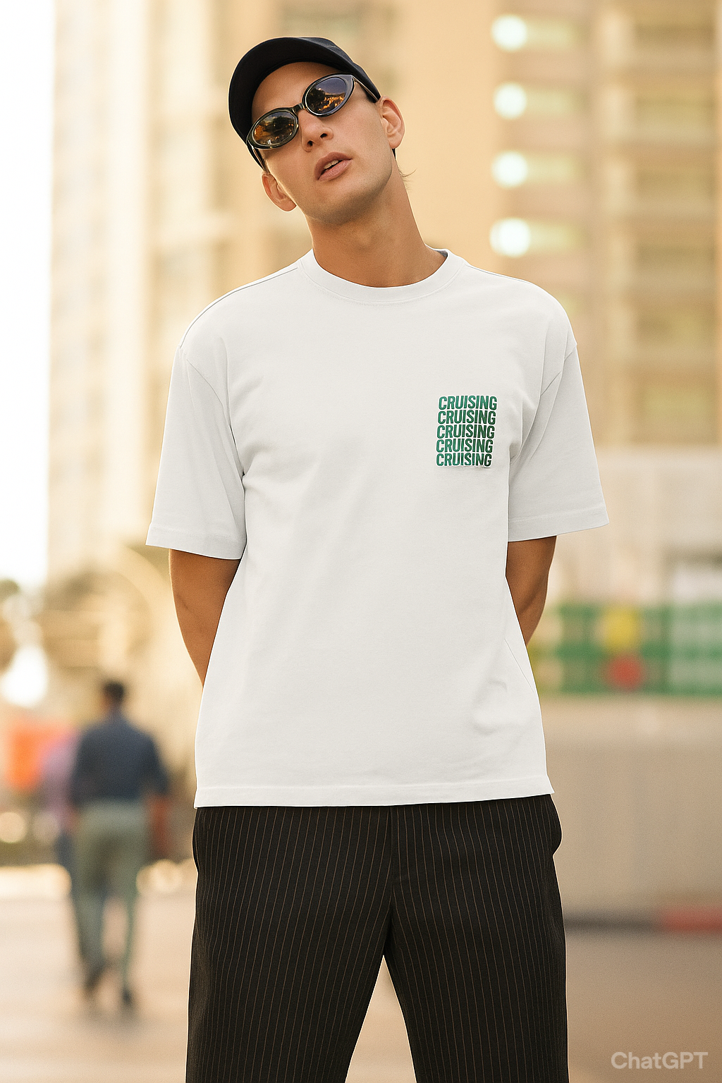 Oversized "Cruising" Graphic T-Shirt – Streetwear Unisex Tee for Casual Style